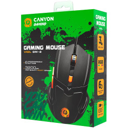 CANYON mouse Vigil GM-2 RGB 6buttons Wired Black - 6