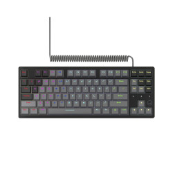 LORGAR Azar 514TKL, Wired RGB mechanical gaming keyboard, black, EN layout - 1