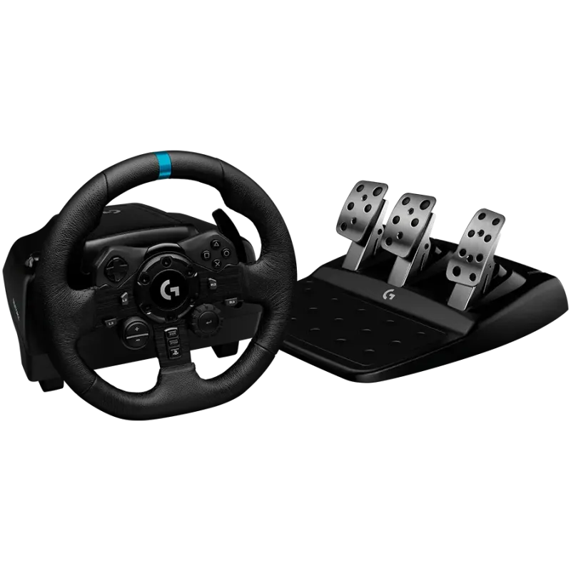 LOGITECH G923 Racing Wheel and Pedals - PC/PS - BLACK - USB - 1