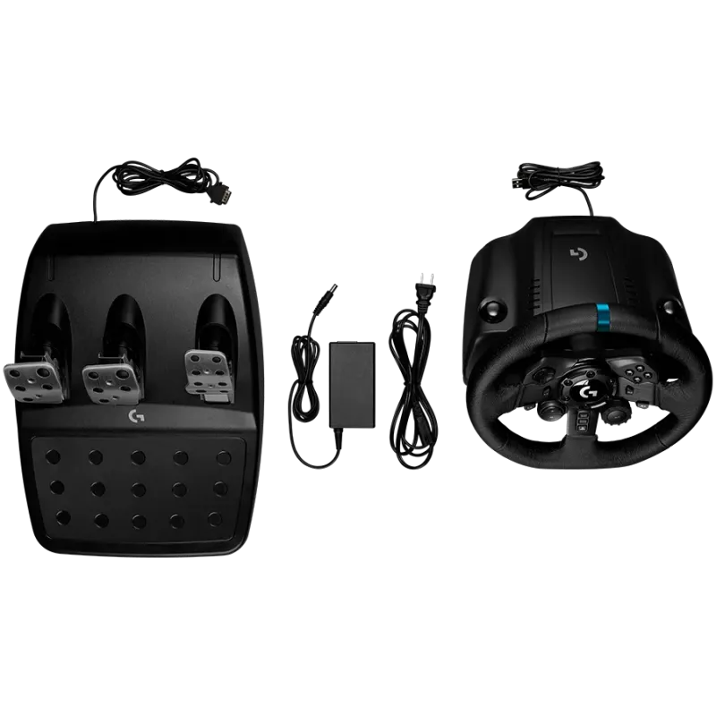 LOGITECH G923 Racing Wheel and Pedals - PC/PS - BLACK - USB - 1