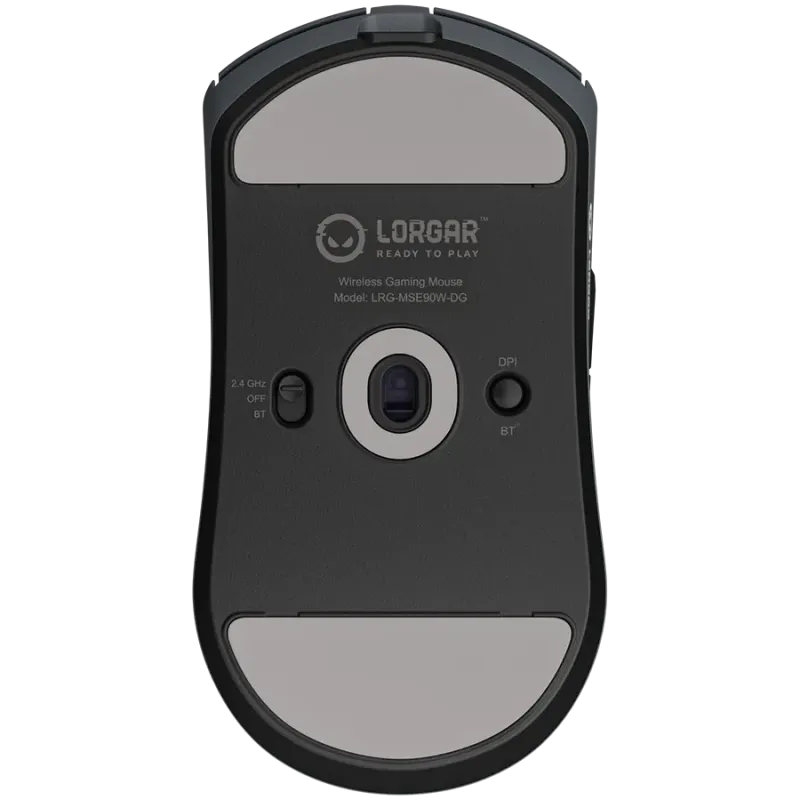 LORGAR MSE90W, Magnesium Alloy Wireless Gaming Mouse Elite, Dark Grey - 1