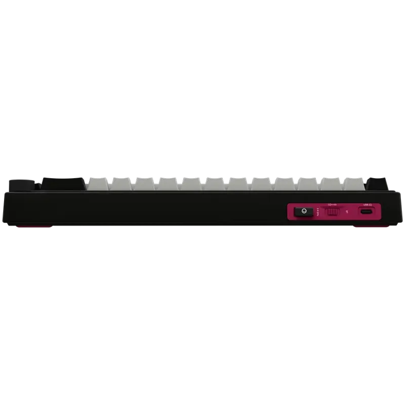 LORGAR KBP70MW, Wireless 65% Mechanical Gaming Keyboard Pro, Black/red, EN layout - 1