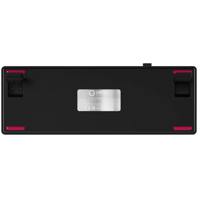 LORGAR KBP70MW, Wireless 65% Mechanical Gaming Keyboard Pro, Black/red, EN layout - 1