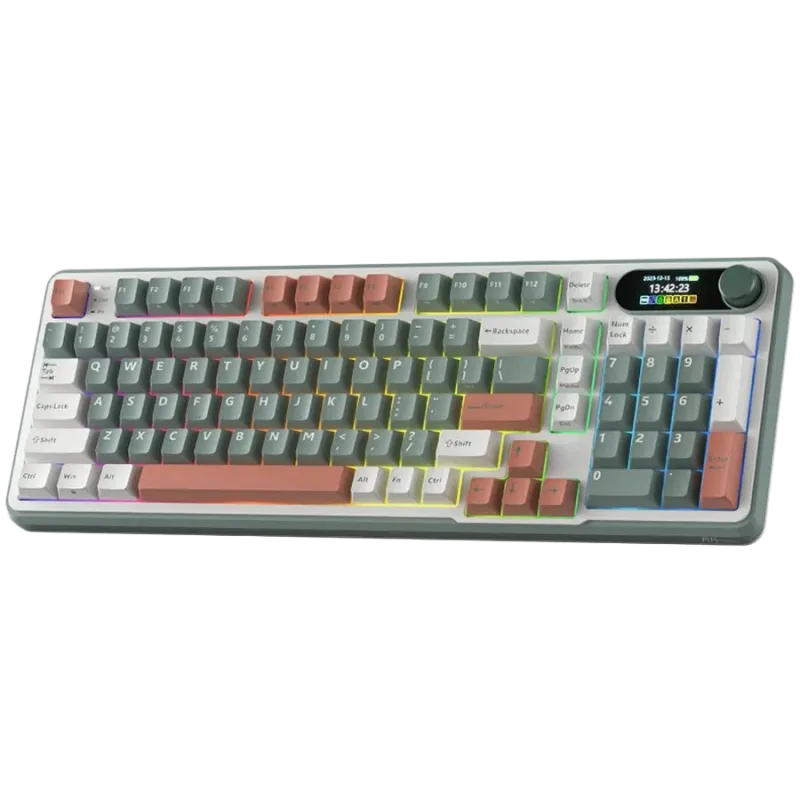 ROYAL KLUDGE RK-S98 Camping Green Gaming Keyboard Chartreuse switch - 1