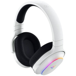 Razer Barracuda X Chroma, Gaming Headset, White, Oval Ear Cushions, 2.4 GHz Wireless / Bluetooth, Breathable Fabric with Memory 