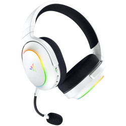 Razer Barracuda X Chroma, Gaming Headset, White, Oval Ear Cushions, 2.4 GHz Wireless / Bluetooth, Breathable Fabric with Memory 