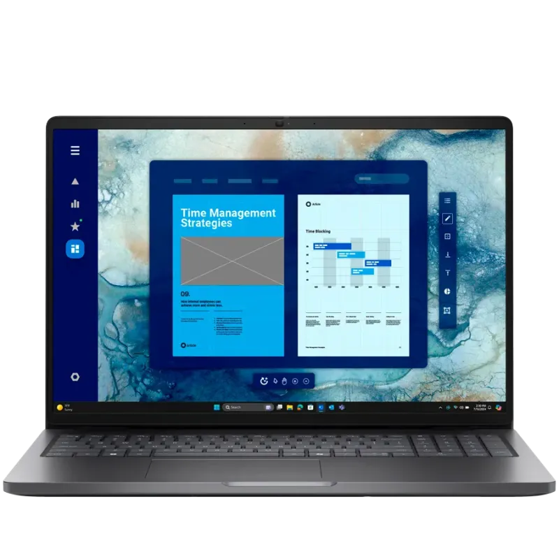 Dell Pro 16 (PC16250), Intel Core Ultra 5 235U vPro(C12, T14, 12MB cache, up to 4.9GHz), 16.0"FHD+(1920x1200) NoTouch, 16GB(1x16