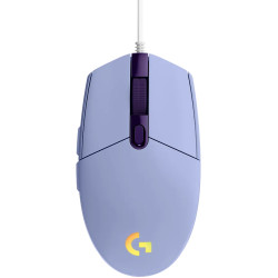 LOGITECH G102 LIGHTSYNC Corded Gaming Mouse - LILAC - USB - EER - 1