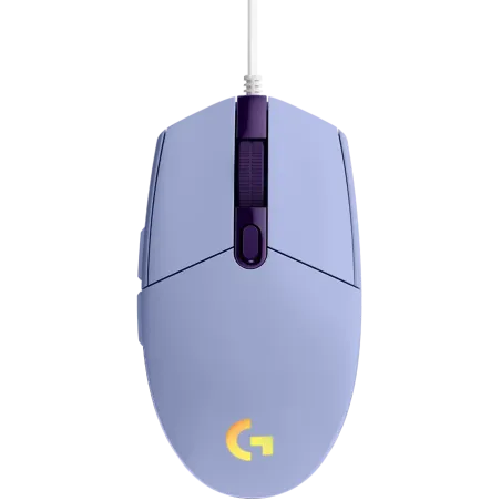 LOGITECH G102 LIGHTSYNC Corded Gaming Mouse - LILAC - USB - EER - 1