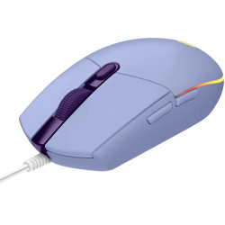 LOGITECH G102 LIGHTSYNC Corded Gaming Mouse - LILAC - USB - EER - 3