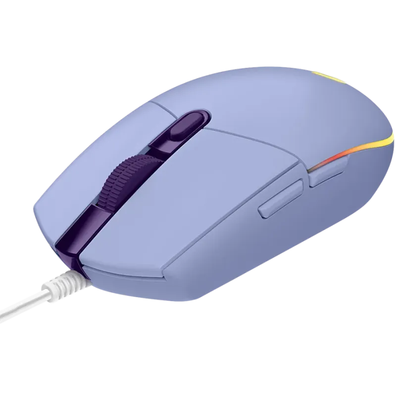 LOGITECH G102 LIGHTSYNC Corded Gaming Mouse - LILAC - USB - EER - 1