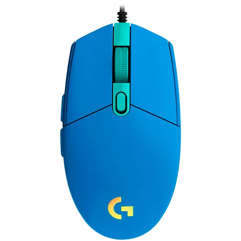 LOGITECH G102 LIGHTSYNC Corded Gaming Mouse - BLUE - USB - EER - 1