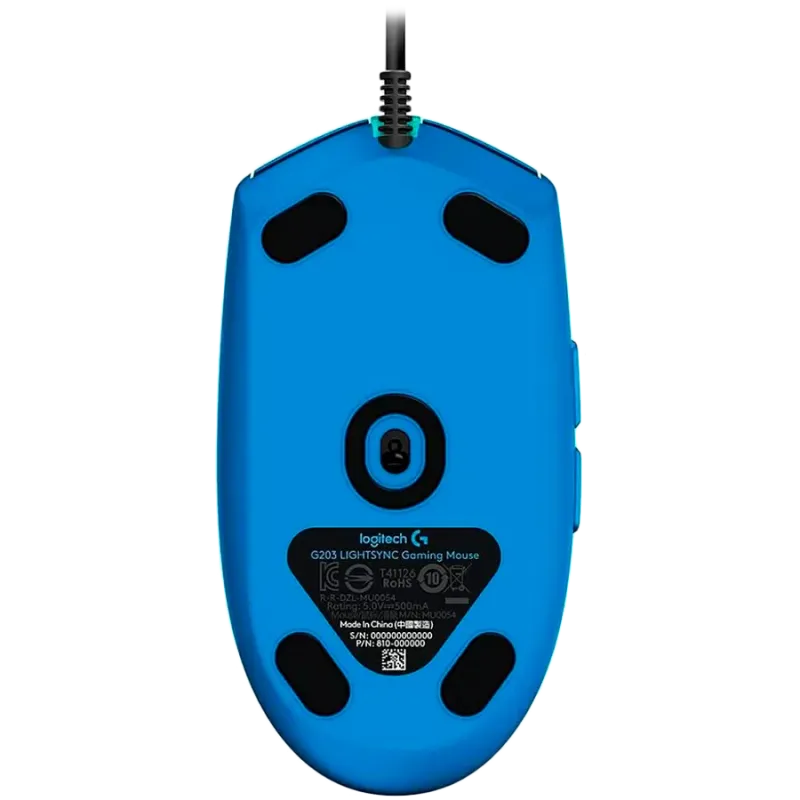 LOGITECH G102 LIGHTSYNC Corded Gaming Mouse - BLUE - USB - EER - 1