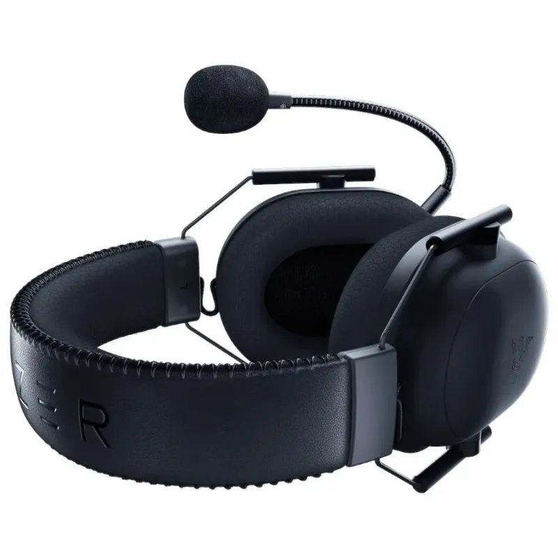 BlackShark V2 Pro (2023) - Black, Wireless Gaming Headset, Razer TriForce Titanium Driver 50 mm, Oval Ear Cushions, Detachable S