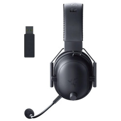 BlackShark V2 Pro (2023) - Black, Wireless Gaming Headset, Razer TriForce Titanium Driver 50 mm, Oval Ear Cushions, Detachable S