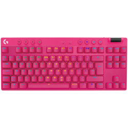 LOGITECH G PRO X TKL LIGHTSPEED Mechanical Gaming Keyboard - MAGENTA - US INT'l - TACTILE - 1