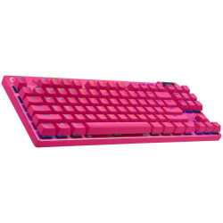 LOGITECH G PRO X TKL LIGHTSPEED Mechanical Gaming Keyboard - MAGENTA - US INT'l - TACTILE - 2