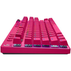LOGITECH G PRO X TKL LIGHTSPEED Mechanical Gaming Keyboard - MAGENTA - US INT'l - TACTILE - 3