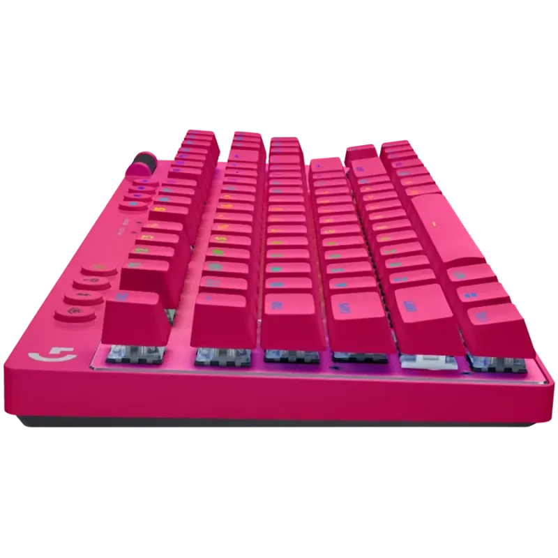 LOGITECH G PRO X TKL LIGHTSPEED Mechanical Gaming Keyboard - MAGENTA - US INT'l - TACTILE - 1