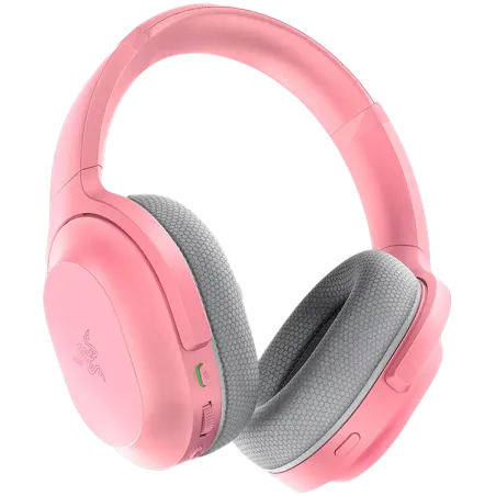 Razer Barracuda Pink, Wireless Multi-platform Gaming and Mobile Headset, Razer TriForce 50mm Drivers, Dual Integrated Noise-Canc