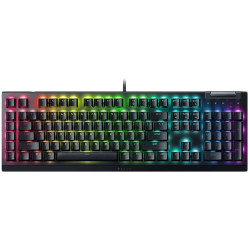 Razer BlackWidow V4 X Mechanical Gaming Keyboard, US Layout, Green Switch, Razer Chroma™ RGB, 6 Macro Keys, Lubricated Stabilize