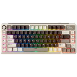ROYAL KLUDGE RK L75 Mocha Grey Gaming Keyboard Cream switch - 1