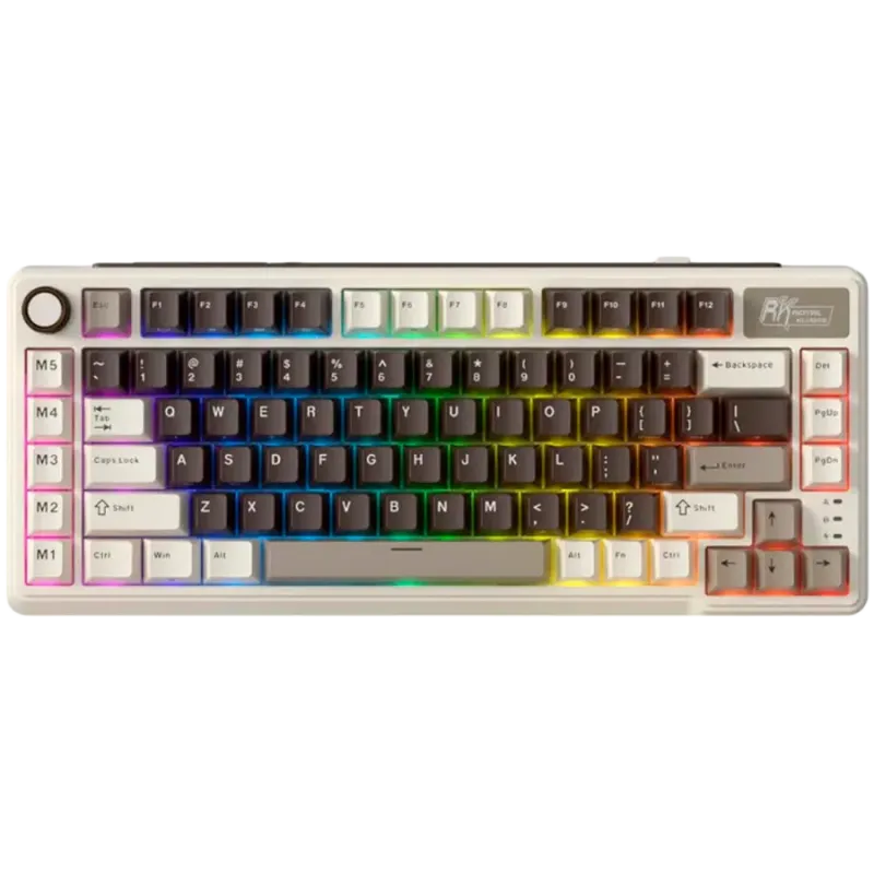 ROYAL KLUDGE RK L75 Mocha Grey Gaming Keyboard Cream switch - 1