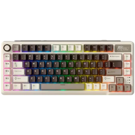 ROYAL KLUDGE RK L75 Mocha Grey Gaming Keyboard Cream switch - 1