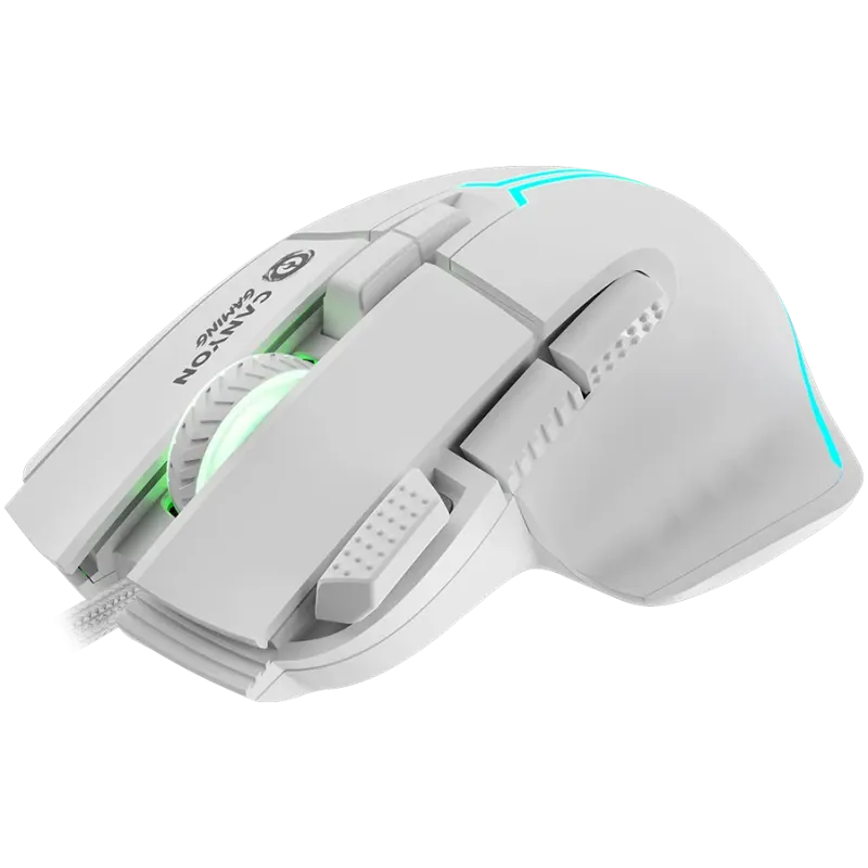 CANYON mouse Fortnax GM-636 RGB 9buttons Wired White - 1