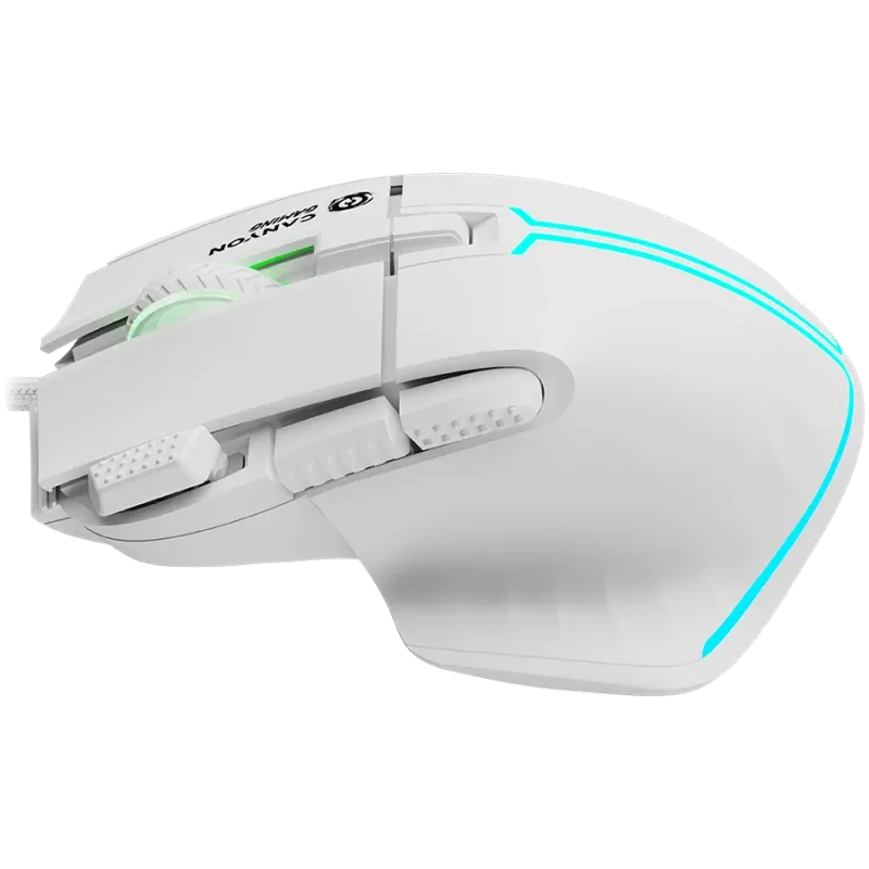 CANYON mouse Fortnax GM-636 RGB 9buttons Wired White - 1