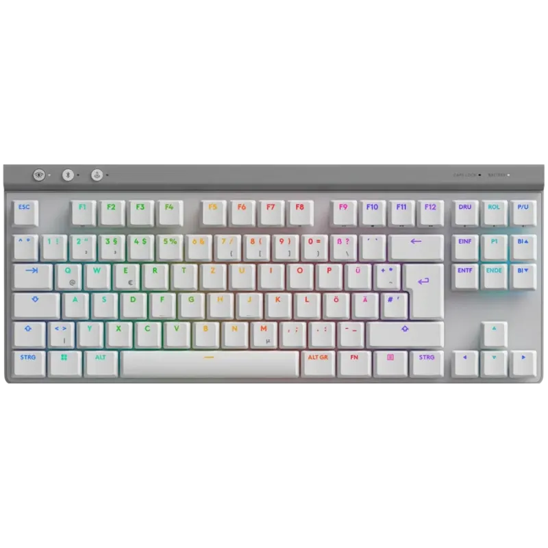 LOGITECH G515 LIGHTSPEED TKL - WHITE - US INT'L - 2.4GHZ/BT- EMEA28i-935 - TACTILE - 1