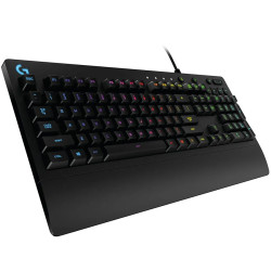 LOGITECH G213 Prodigy Corded RGB Gaming Keyboard - BLACK - US INT'L - USB - 1