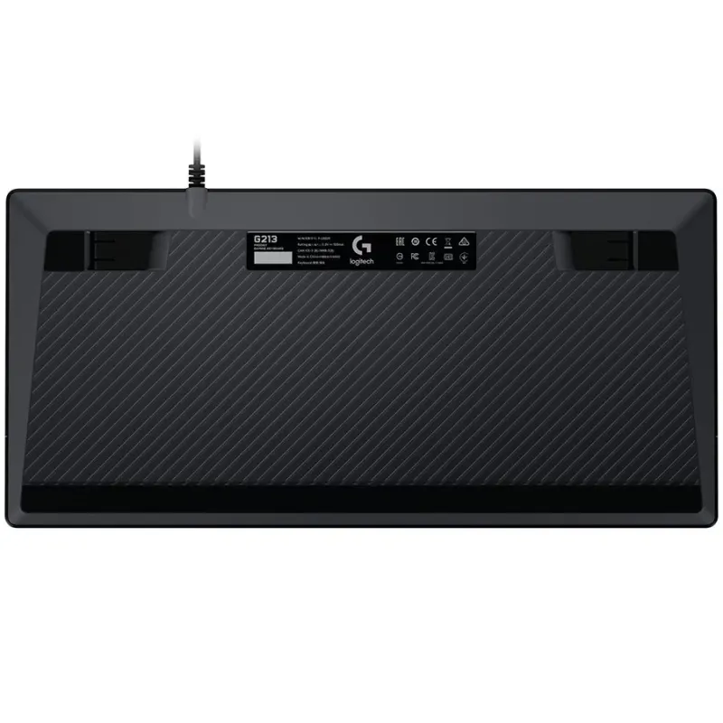 LOGITECH G213 Prodigy Corded RGB Gaming Keyboard - BLACK - US INT'L - USB - 1