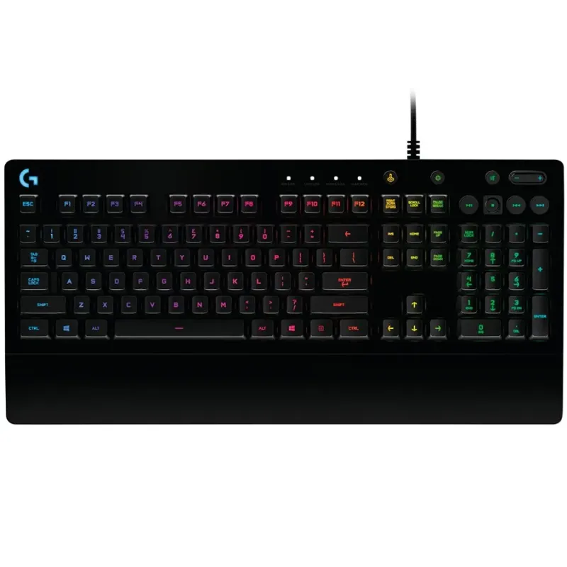 LOGITECH G213 Prodigy Corded RGB Gaming Keyboard - BLACK - US INT'L - USB - 1