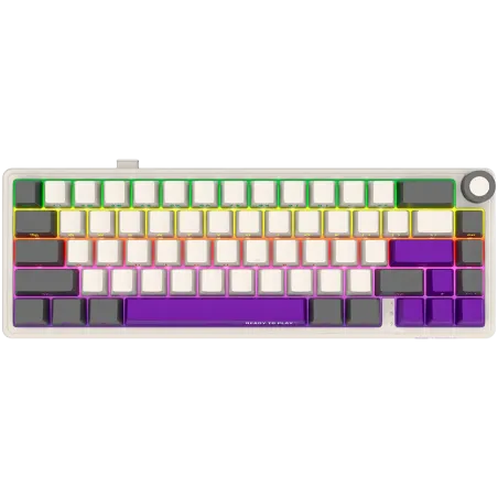 LORGAR KBP70MW, Wireless 65% Mechanical Gaming Keyboard Pro, Beige, EN layout - 1