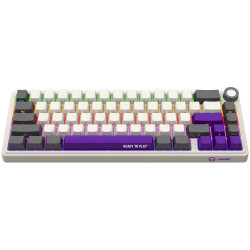 LORGAR KBP70MW, Wireless 65% Mechanical Gaming Keyboard Pro, Beige, EN layout - 3
