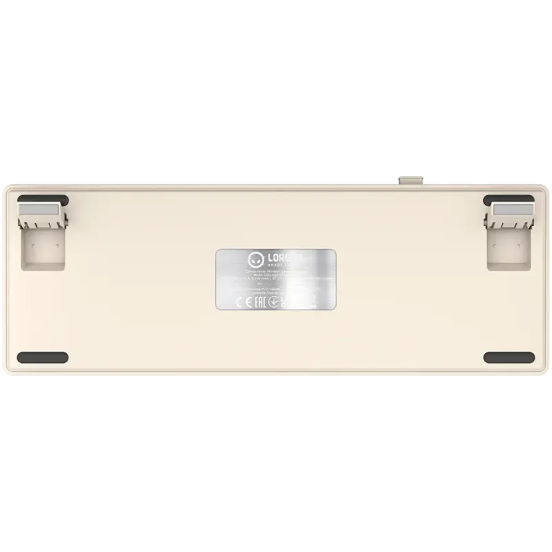 LORGAR KBP70MW, Wireless 65% Mechanical Gaming Keyboard Pro, Beige, EN layout - 1