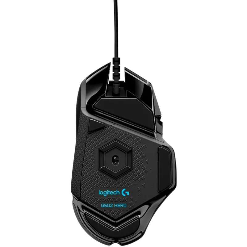 LOGITECH G502 Corded Gaming Mouse - HERO - BLACK - USB - EER2 - 1