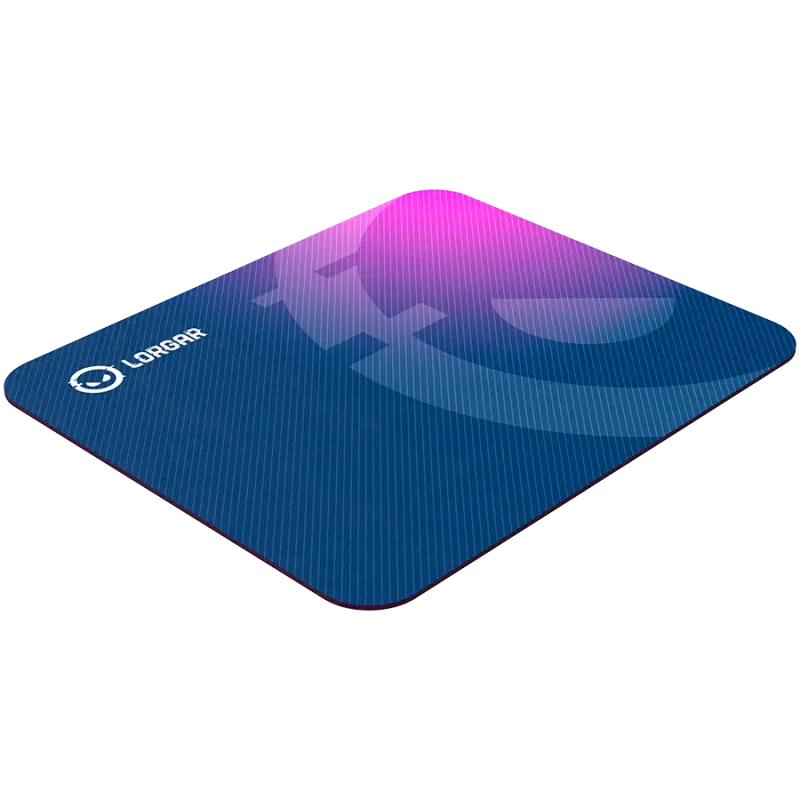 Lorgar Main 133, Gaming mouse pad, High-speed surface, Purple anti-slip rubber base, size: 360mm x 300mm x 3mm, weight 0.2kg - 1