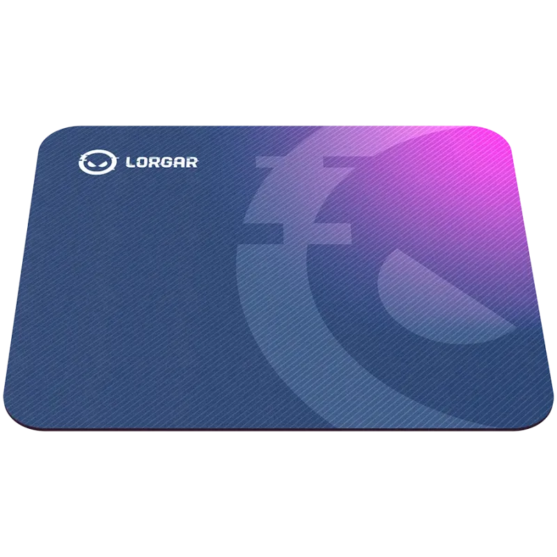 Lorgar Main 133, Gaming mouse pad, High-speed surface, Purple anti-slip rubber base, size: 360mm x 300mm x 3mm, weight 0.2kg - 1