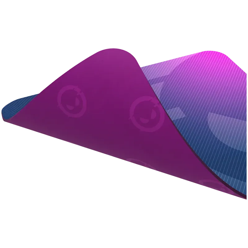Lorgar Main 133, Gaming mouse pad, High-speed surface, Purple anti-slip rubber base, size: 360mm x 300mm x 3mm, weight 0.2kg - 1