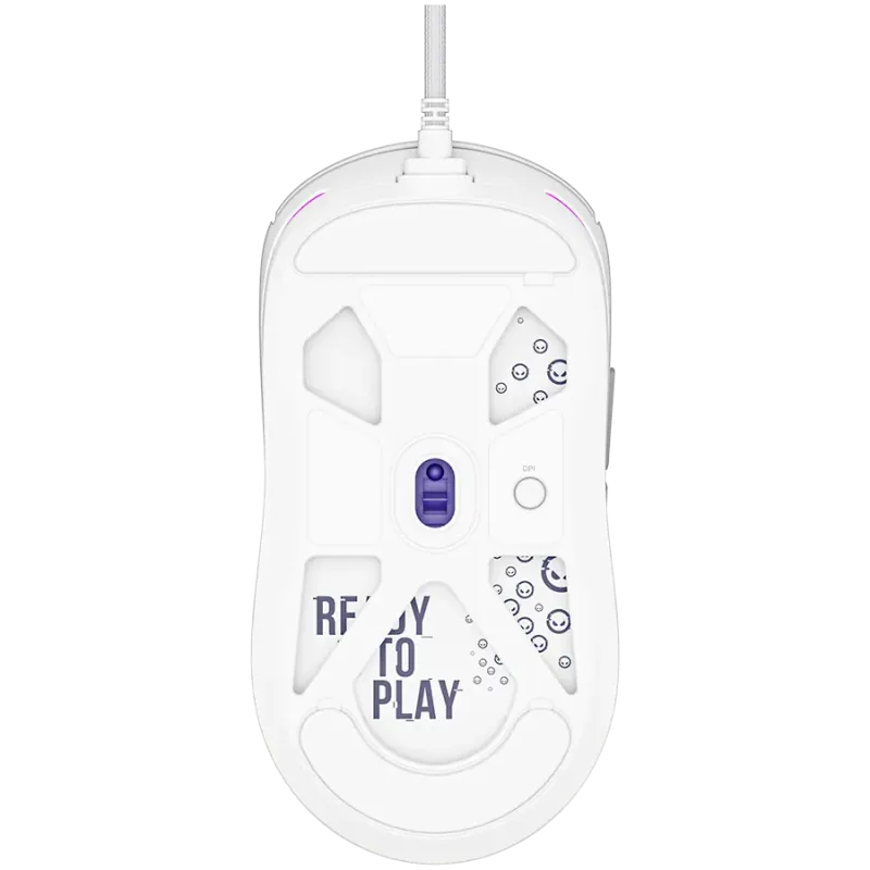 LORGAR MSA10, Ultralight Wired Gaming Mouse Advanced, white - 1