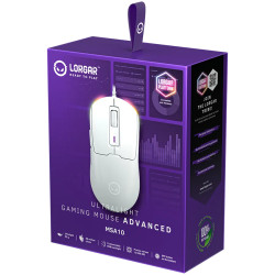LORGAR MSA10, Ultralight Wired Gaming Mouse Advanced, white - 8