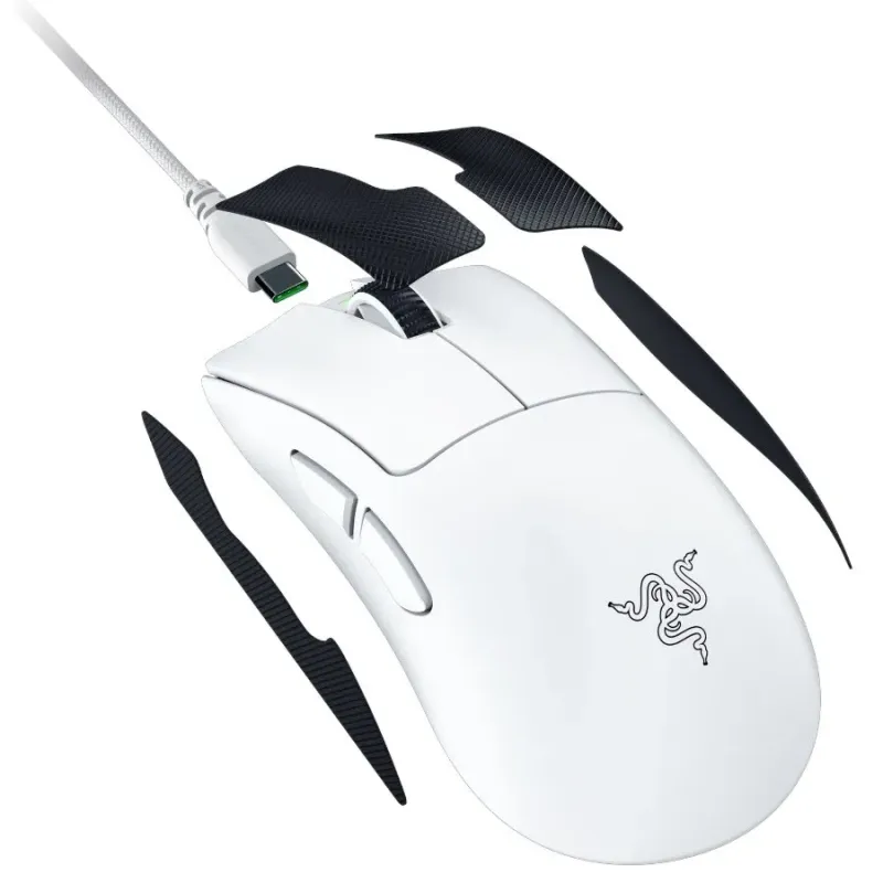 RAZER DeathAdder V4 Pro Gaming Mouse - White - 1