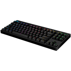 LOGITECH G PRO TKL Corded Mechanical Gaming Keyboard - BLACK - US INT'L - USB - CLICKY - 3