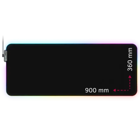 Lorgar Steller 919, Gaming mouse pad, High-speed surface, anti-slip rubber base, RGB backlight, USB connection, Lorgar WP Gamewa