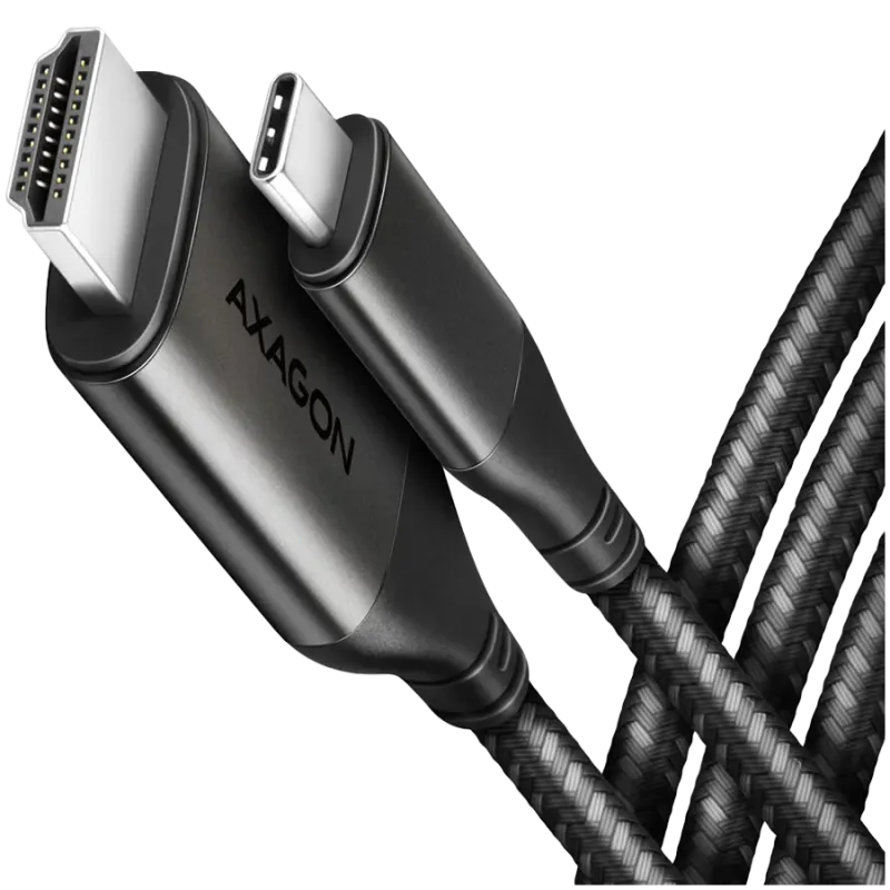 AXAGON RVC-HI2MC USB-C - HDMI 2.0 adapter 4K/60Hz Aluminum, 1,8m cable - 1