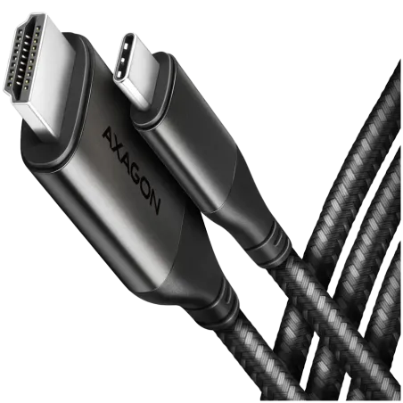 AXAGON RVC-HI2MC USB-C - HDMI 2.0 adapter 4K/60Hz Aluminum, 1,8m cable - 1
