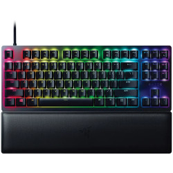 Razer Huntsman V2 Tenkeyless, Optical Gaming Keyboard (Clicky Optical Switch), US Layout, Doubleshot PBT Keycaps, Sound Dampenin
