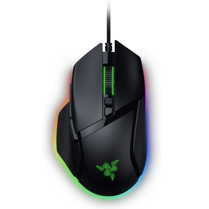 Razer Basilisk V3 35K Gaming Mouse, Black, Focus Pro 35K Optical Sensor Gen-2, Optical Mouse Switches Gen-3, Razer™ Speedflex Ca